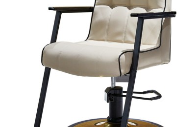 Professional Hair Salon Furniture Black Hairdressing Chair Styling Barber Chair With Oil Pump