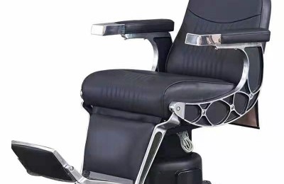 Cheap Fully Recline Down Big Black Leather Barber Chair Hairdressing Chair For Men