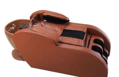 China factory beauty equipment massage salon shampoo bed reclining stations backwash bowl
