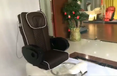 Spa pedicure chair feature – video