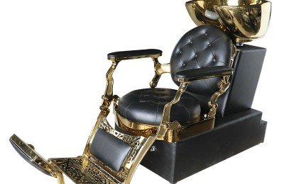 China electric lay down hair washing salon bed shampoo chair with massager
