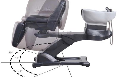 Electric facial massage shampoo chairs hair backwash bed salon shampoo bowl