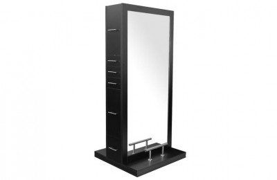 ODYSSEY double sided salon barber mirror styling station with led light
