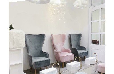 Customized color pedicure chair foot spa bowl nail sofa beauty salon furniture package