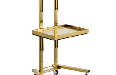 Adjustable Rolling Steel hair salon trolley nail pedicure beauty tray cart station equipment furniture