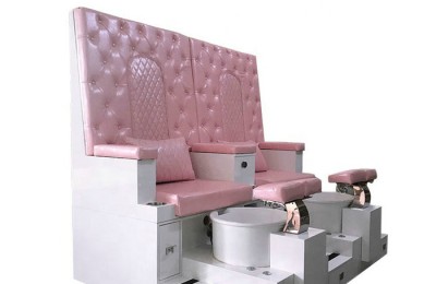 Luxury high back salon pedicure foot massage bowl chair nail bar tub bowl manicure sofa spa station